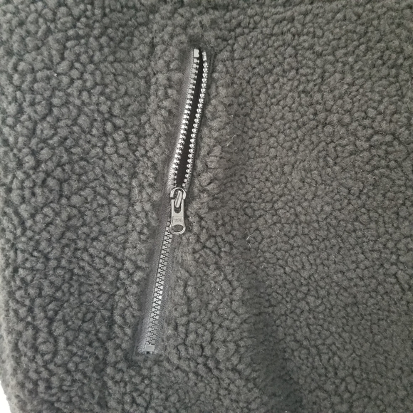 J.CREW Men's Hooded Sherpa Jacket Coat M Black NWT - Picture 5 of 14